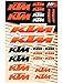 N-Style N30-1051 Universal Sticker Kit - KTM Style 4