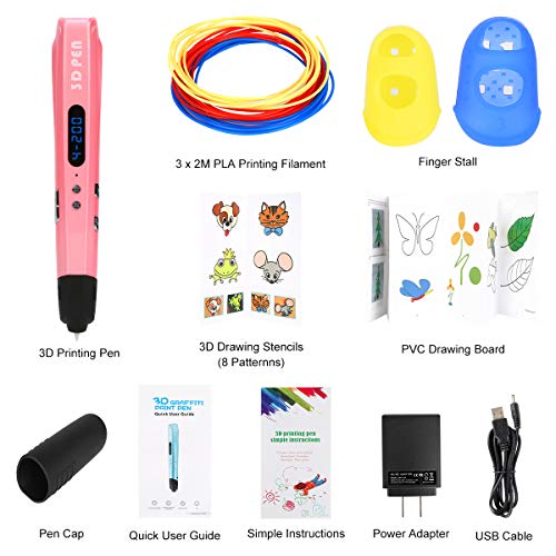 3D Printing Pen for Kids,Ezgogo 3D Drawing Doodle Printer Pen ?2019 Christmas Version?Non-Cloggi - //coolthings.us
