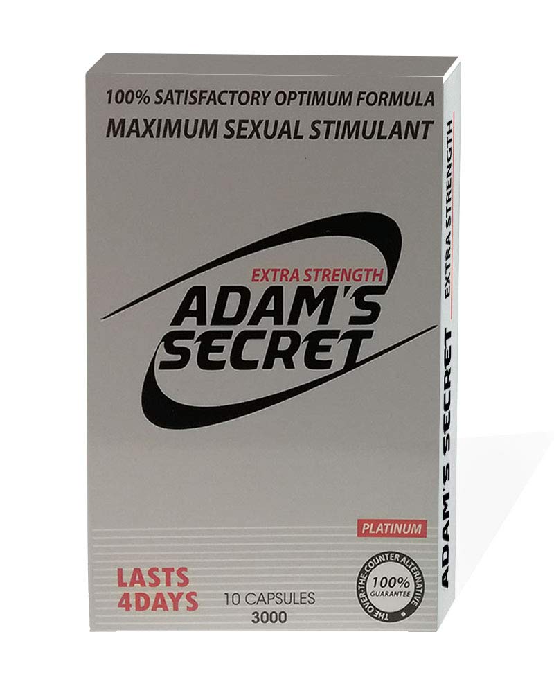 ADAM'S Secret 3000 Platinum- Maximize Performance Naturally - 10 Pills ...