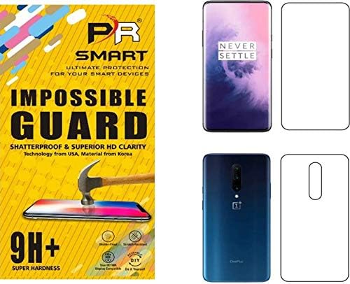 PR Smart OnePlus 7 Pro (Front and Back) Hammer Proof Flexiable Nano Film Impossible Screen Guard Unbreakable Flexible Tempered Glass Guard for OnePlus 7Pro (Not a Tempered Glass)