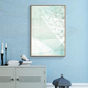 Floating Framed for Living Room Bedroom Abstract Geometric...