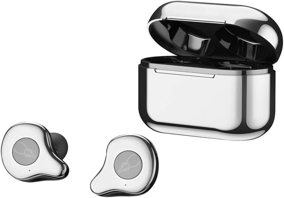 Sabbat E12 Upgraded Wireless Earbuds, Bluetooth 5.0 Headphones TWS in-Ear Earphones with aptX Sound, Noise-Cancelling Dual Microphones, Charging Case, Touch Control, 6H Playtime and Secure Fit
