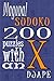 Diagonal Sudoku: 200 Puzzles With An X by Dj Ape