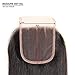 Brazilian Boby Wave 4x4 Three Part Lace Closure Virgin Human Hair 100% Unprocessed Human Hair Frontal with Baby Hair Frontal Closures Natural Color 10 Inc (10''4X4 closure, Body Wave)