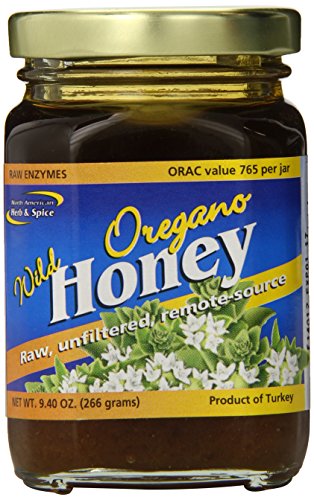 North American Herb and Spice, Wild Oregano Honey, 9.40-Ounce