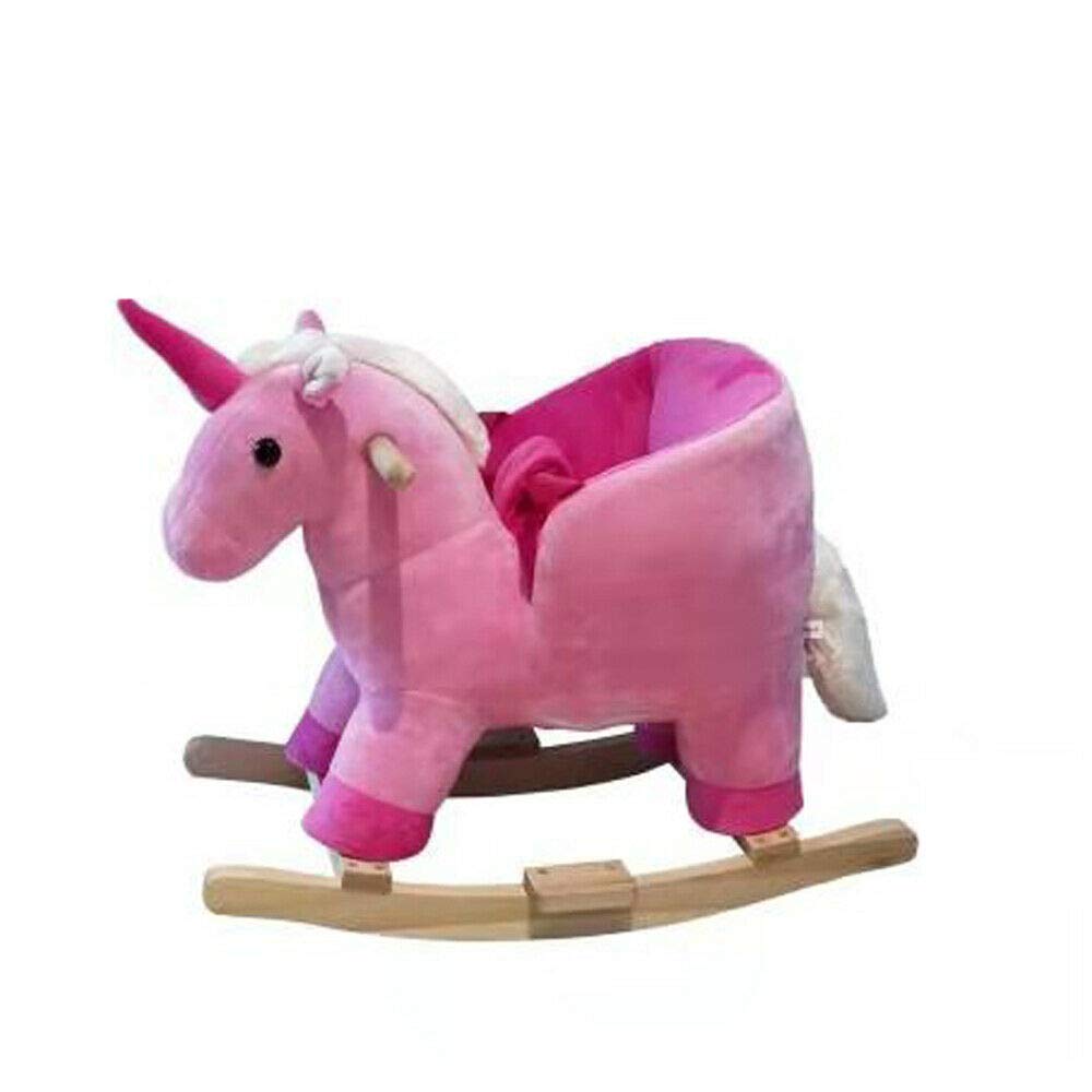 unicorn wooden rocking horse