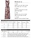 Zattcas Womens Bohemian Printed Wrap Bodice Sleeveless Crossover Maxi Dress (Small, Mutil Gray)