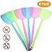 Fly Swatter, Homga Manual Plastic Swat Pest Control With 17.5'' Long Durable Handle Assorted Colors Pack of 6