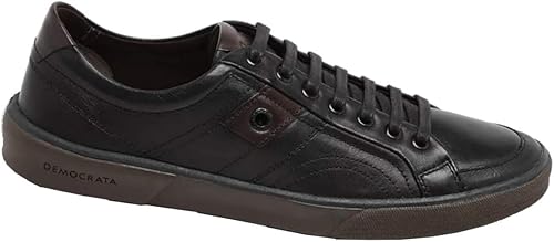 sapatênis couro democrata sider hit masculino