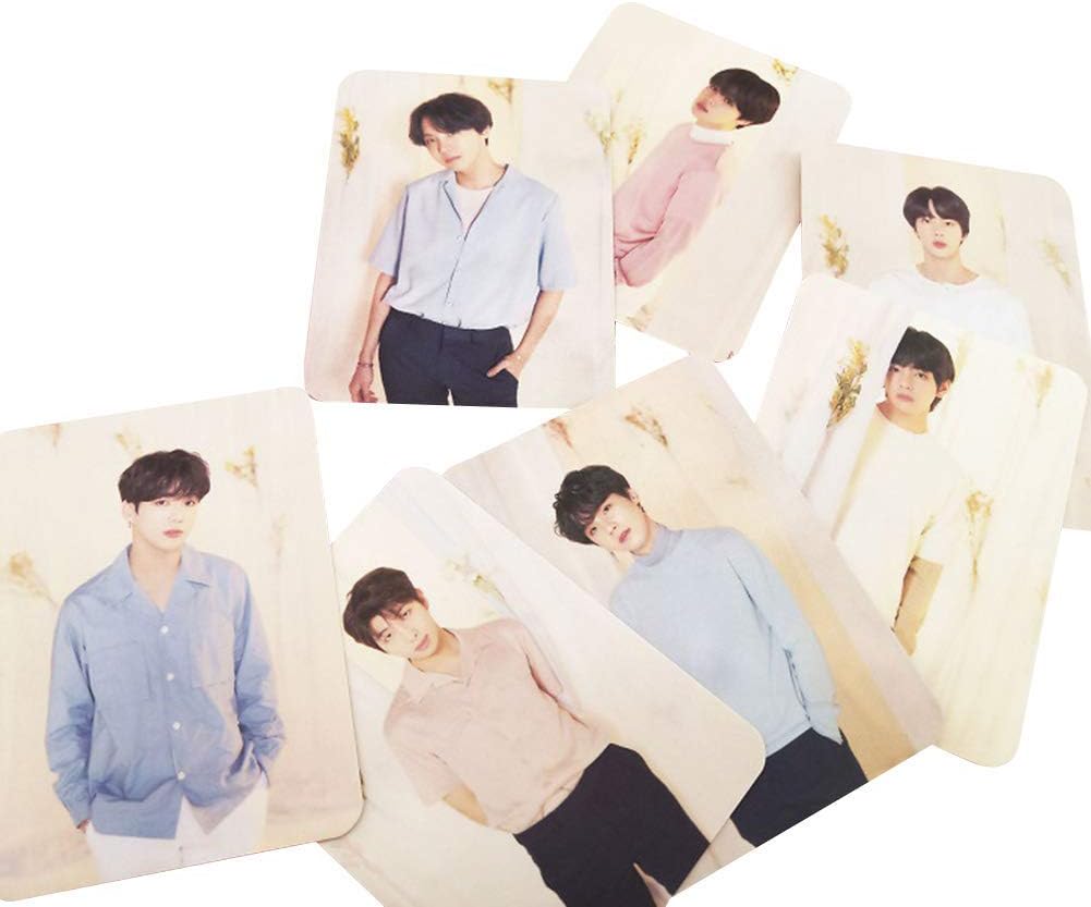Yuwooben 7pcs/ Set BTS Bangtan Boys Official Photocard Poster Magazine Polaroid Small Card(H02)