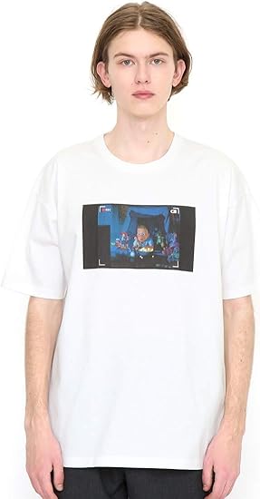 Amazon グラニフ Graniph Tシャツ ホームビデオ トイ ストーリー ホワイト メンズ レディース L G100 G107 Tシャツ カットソー 通販