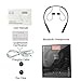 Bluetooth Headphones X-LIVE Wireless Stereo Earphones Noise Cancelling Neckband Bluetooth Headset in-Ear Sweatproof Sport Earbuds with Mic (Black)