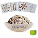 Güden Artisan Bread Kit (Bread Stencils Included!): 10 inch Banneton Round Blotform Proofing Natural Rattan Basket, Bowl Scraper, Linen Liner, and 4 European Bread Stencils
