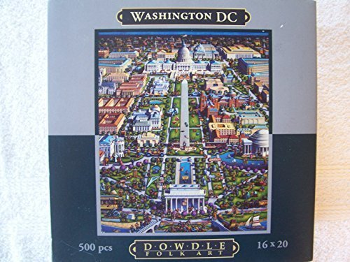 Washington D.C. Dowdle Folk Art 500 Piece Puzzle by Dowdle