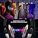 Gaming Headset for PS4, Xbox One, PC Headphones with Microphone LED Light Mic for Nintendo Switch Playstation Computer, K5 pro (Black&Blue)thumb 2