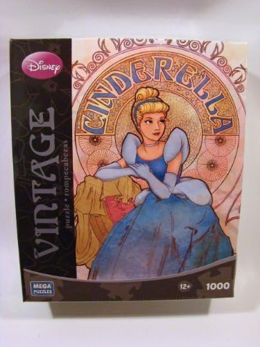 Disney Vintage 1000 Piece Jigsaw Puzzle: Cinderella by Mega Brands International