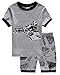 Family Feeling Little Boys Train 2 Piece Pajamas Shorts 100% Cotton 18 Months- 14 Years