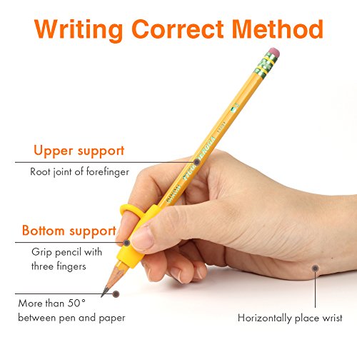 Firesara Advanced Pencil Grip Set, Original Ergonomic Handwriting Aids Pencil Grips Writing Posture Corrector 4 Assorted Pencil Grips Writing Claw For Kids Children Adults Special Needs Rights