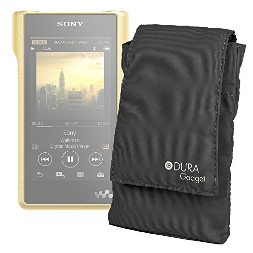 DURAGADGET Lightweight Cushioned & Ultra-Portable Case with Belt Loop with Belt Loop in Black - Suitable for use with The Sony Walkman NW-WM1Z | NW-WM1A - Thumbnail 6