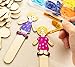 Juvale 100-Pack Wooden People-Shaped Craft Stick Set, 5.8 x 2 x 0.1 Inch DIY Arts, Crafts & Projects Supplies