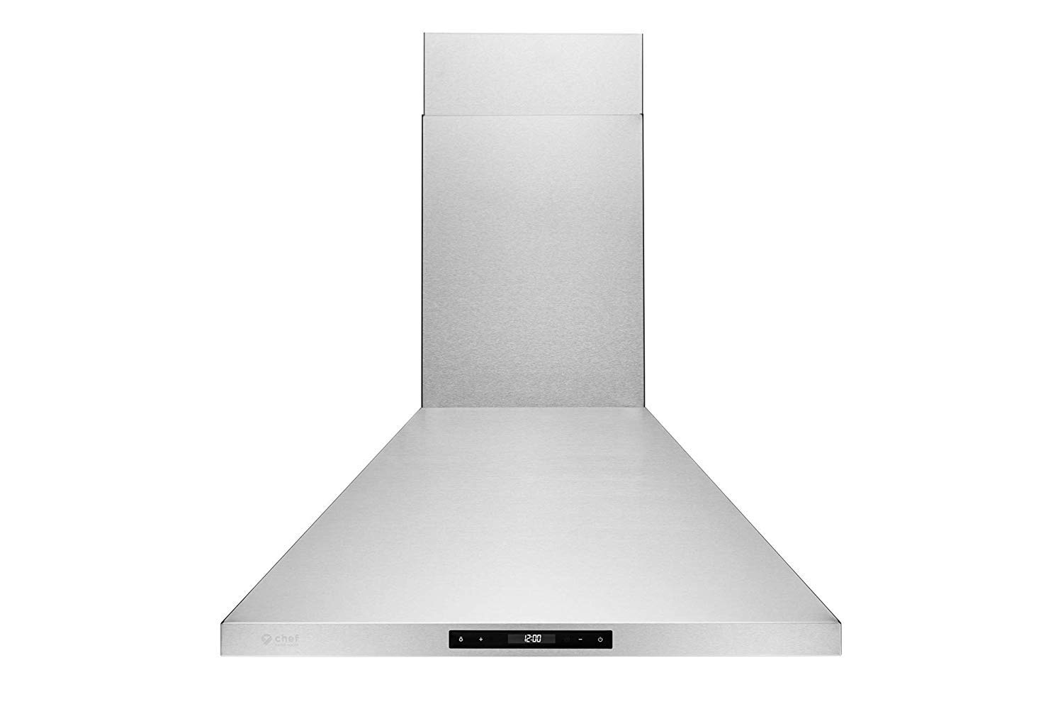 Chef Range Hood WM-538 | EUROPEAN STYLE SERIES | 3 Speed Stainless Steel Wall-Mount Range Hood | 860 CFM | Touch Screen, Easy Clean Baffle Filters, Halogen Lamps | Duct or Ductless Options (36")