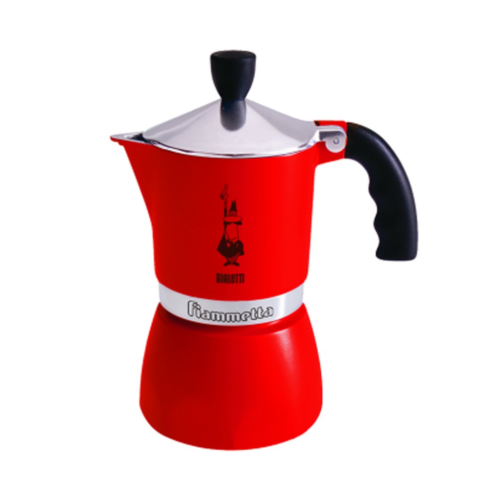 Bialetti Fiammetta Cafetera Estufa Rojo Aluminio