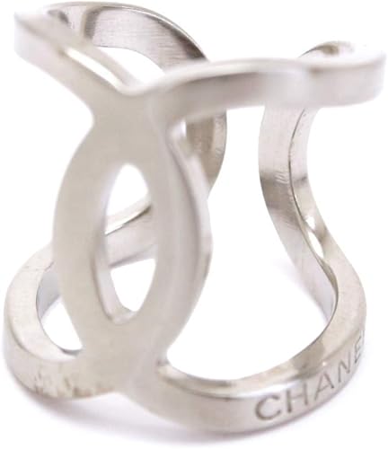 Amazon 未使用 展示品 シャネル Chanel ココマーク ロゴ リング シルバー B16s 10号 中古 リング 通販