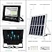 60W Solar Flood Light Outdoor Dusk to Dawn Super Bright 2970 Lumens with Remote