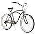 Firmstrong Urban Man Beach Cruiser Bike, Mens Bicycle 26-Inch, 7-Speed, Matte Grey