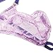 YiZYiF Men's Jacquard Lace See-Through Sissy Pouch Underwear Purple Large