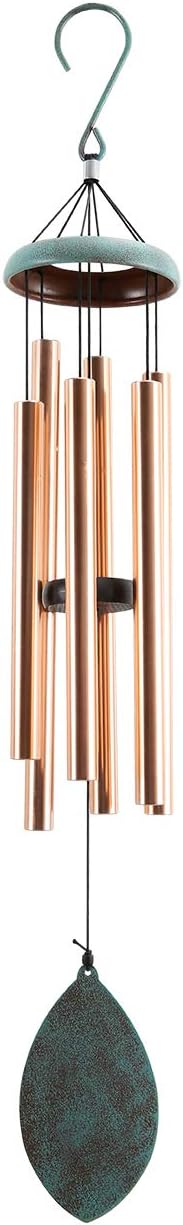 Elyxwork Wind Chimes Outdoor Large Deep Tone, 36 Inch Sympathy Musical Windchimes with 6 Tubes Tuned, Unique Aluminum Chimes for Memorial Gift or Garden Decor : Garden & Outdoor
