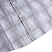 Hanmor Men's Casual Cotton Short Sleeve Plaid Western Button Down Dress Shirts