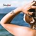 SOUFEEL September Birthstone Charm Dark Blue Swarovski Crystal 925 Sterling Silver Charms Fit European Bracelet