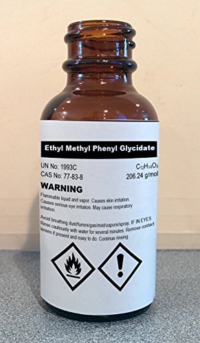 Ethyl Methyl Phenyl Glycidate (Aldehyde C-16) Aroma Compound 30ml (1 fl oz)
