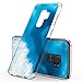 Mueral Compatible/Replacement Protective Case Samsung Galaxy S9 Plus - Blue/Aqua Marble Geode Design