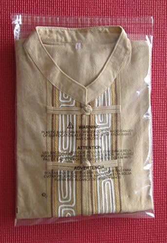 Poly bags 8 x 10, 1,000 Count, Self-Seal suffocation warning 1.5 mil clear, with vent holes.