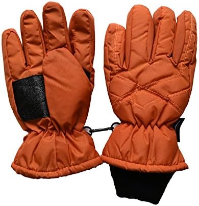 SANREMO Unisex Kids Thinsulate and Waterproof Cold Weather Ski Gloves