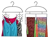Combo 2 Pc Pack Leggings and Tank Top Organizer Hangers, USA Patented