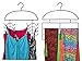 Combo 2 Pc Pack Leggings and Tank Top Organizer Hangers, USA Patented primary