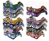 3Dstereo Holiday Eyes - 12 pairs of Glasses - 12 Different Styles - New: MRS CLAUS & JINGLE BELLS -Turn Christmas Lights Into Magical Images - Ships Ships FOLDED & Sleeved