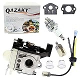QAZAKY Carburetor with Fuel Filter Maintenance Kit Spark Plug for Zama RB-K92 RB-K92A Echo Shindaiwa HCR-161ES HRC-171ES HC152 DH232 DH235 HT232 Hedge Trimmer A021001671 A021001672 A021001673 Carb