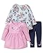 Little Me baby-girls 3pc Pants and Shirt Set