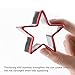 Star Cookie Cutters Set 3pcs Stainless Steel,Food Grade Large & Mini Star Cookie Cutter for Pressing cookie, sandwich and bread