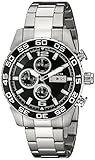 Invicta Men's 1012 II Collection Stainless Steel Black Dial Watch