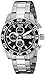 Invicta Men's 1012 II Collection Stainless Steel Black Dial Watch