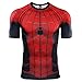 Spider-Man Far from Home Short Sleeve Men's Compression Shirt 3D Print T-Shirt