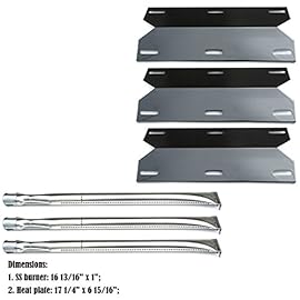 Direct store Parts Kit DG104 Replacement Charmglow Home Depot 3 Burner 720-0230; 720-0036-HD-05 Gas Grill Burners & Heat Plates