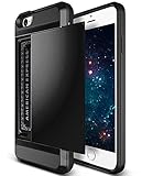 iPhone 6 Plus Case, iPhone 6s Plus Case, Costyle Wallet Credit Card ID Card Slot Holder Hybrid PC+TPU Interior Shockproof Anti-Scratch Protective Case Cover Skin for iPhone 6/6s Plus 5.5¡± (Black)