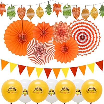 Fall Thanksgiving Party Decorations Maple Leaves Garlands