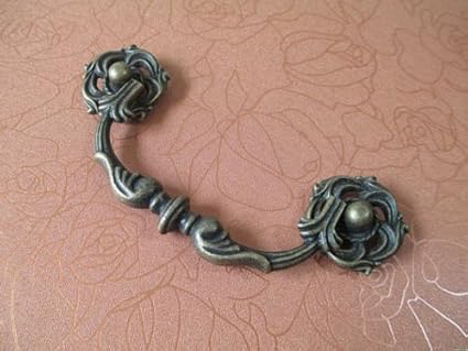 4 5 Bail Dresser Drawer Pulls Kitchen Handle Antique Bronze